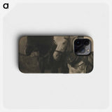 Horses during 20th century photo - アルフレッド スティーグリッツ Phone Case.