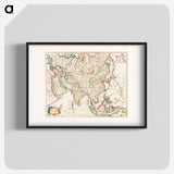 Map of Asia - アンティーク地図 Poster.