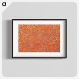 アートポスター-Abstract Orange Pattern
 - 大英図書館 Poster.