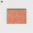 アートメモ帳-Abstract Orange Pattern
 - 大英図書館 Memo.