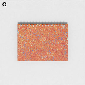 アートメモ帳-Abstract Orange Pattern
 - 大英図書館 Memo.