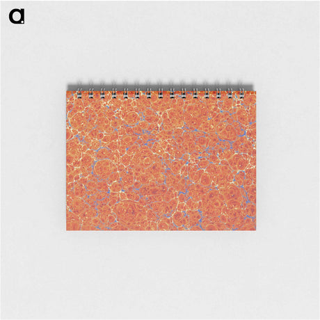 アートメモ帳-Abstract Orange Pattern
 - 大英図書館 Memo.