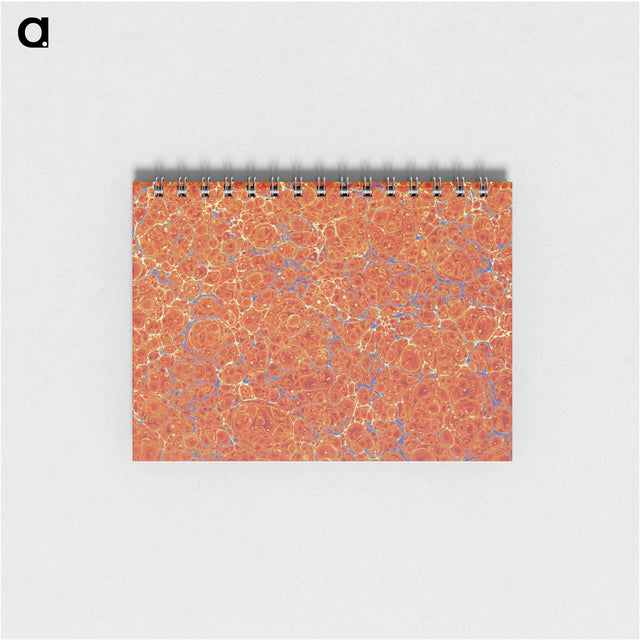 アートメモ帳-Abstract Orange Pattern
 - 大英図書館 Memo.