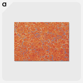 アートポストカード-Abstract Orange Pattern
 - 大英図書館 Postcard.