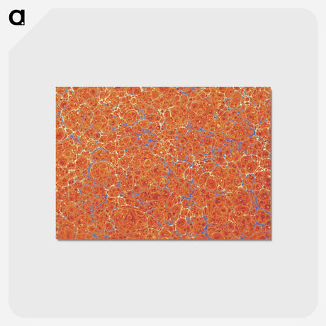 アートポストカード-Abstract Orange Pattern
 - 大英図書館 Postcard.