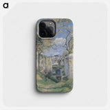 Landscape from Pontoise - Camille Pissarro Phone Case.