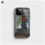 The Red Kerchief - Claude Monet Phone Case.