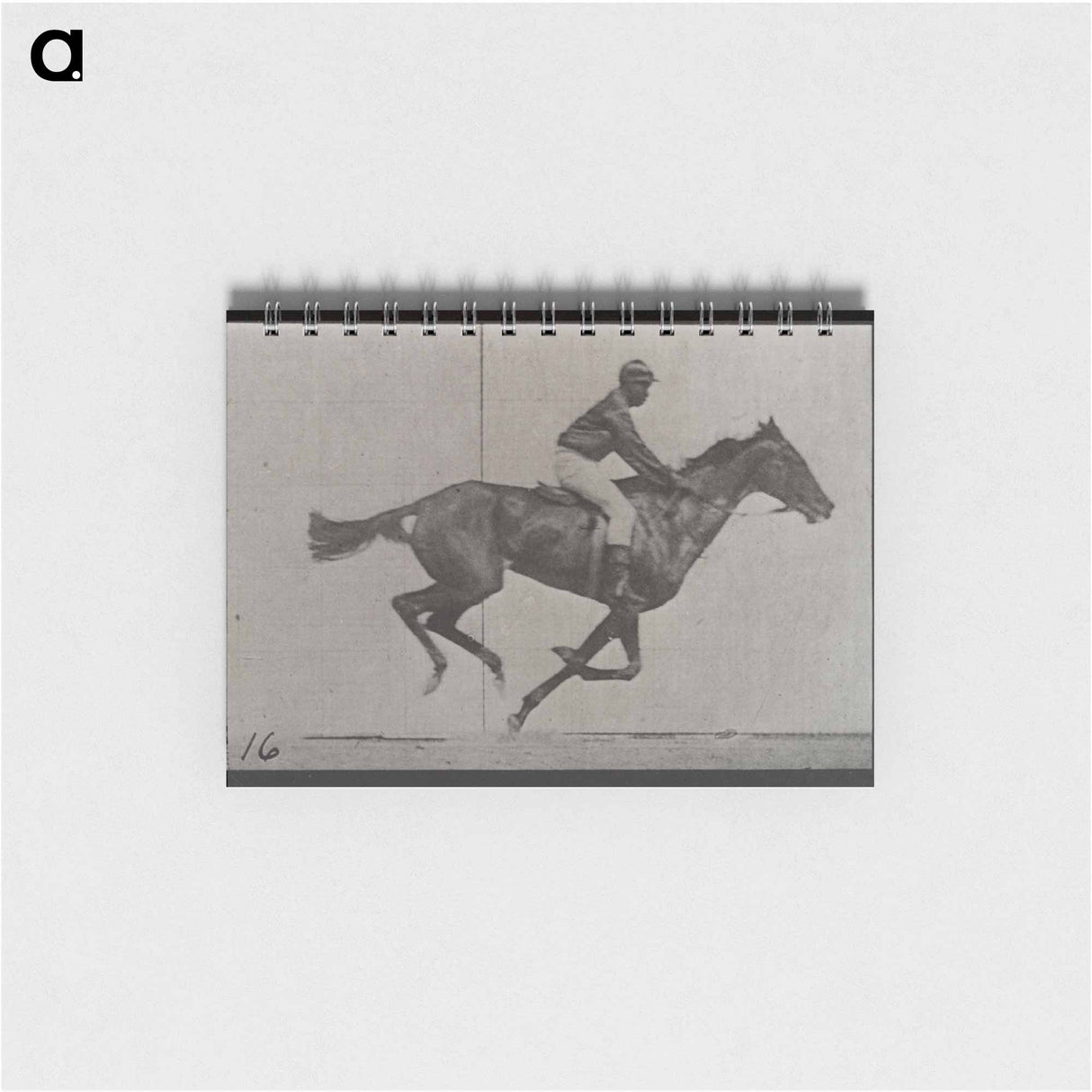 アートメモ帳-Galloping Horse and Rider
 - エドワード マイブリッジ Memo.