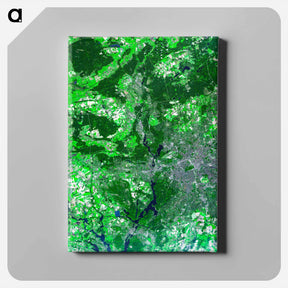 アートパネル-Aerial View of Berlin
 - 上空からの地球 Canvas.