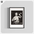 アートポスター-Boy Blowing Soap Bubbles - エドゥアール マネ Poster.