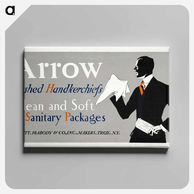 アートパネル-Arrow washed handkerchiefs - エドワード ペンフィールド Canvas.