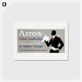 アートポストカード-Arrow washed handkerchiefs - エドワード ペンフィールド Postcard.