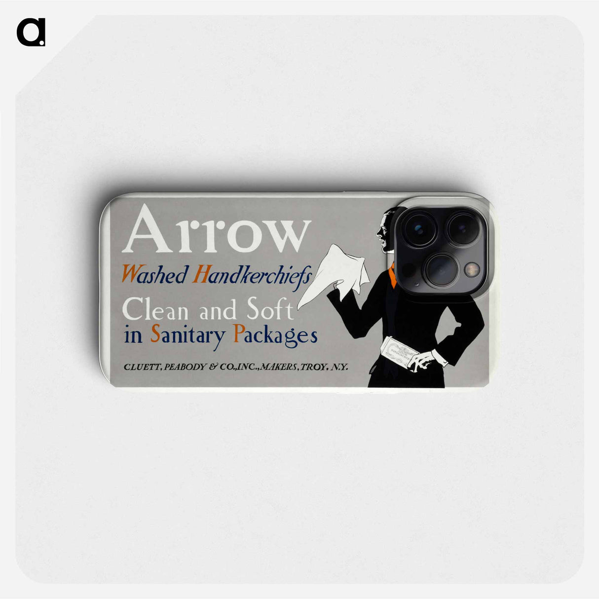 Arrow washed handkerchiefs - エドワード ペンフィールド Phone Case.