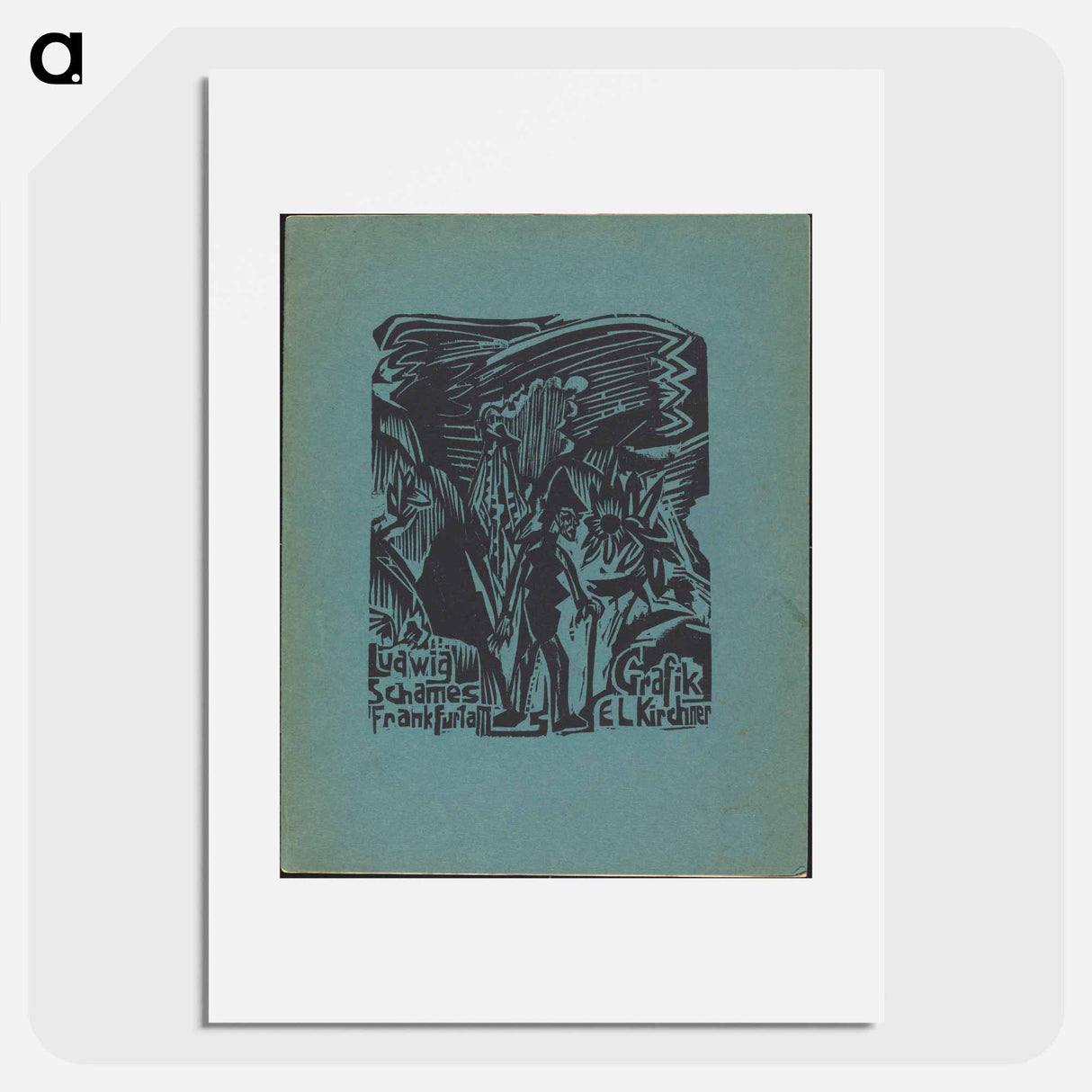 Ludwig Schames, Graphic Art - Ernst Ludwig Kirchner Poster.