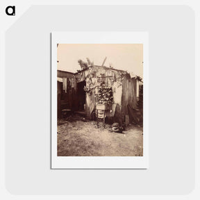アートポストカード-Villa d'un Chiffonnier
 - ウジェーヌ アジェ Postcard.