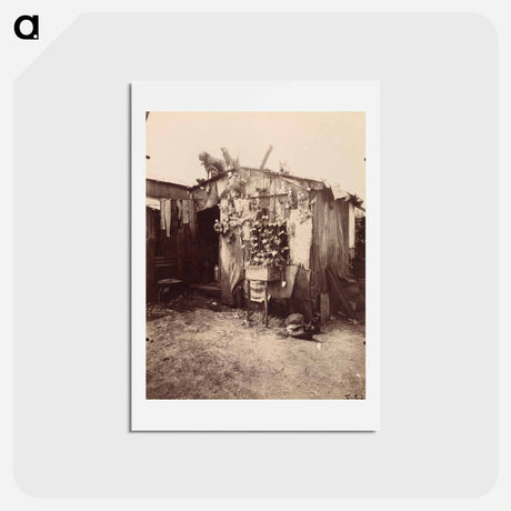 アートポストカード-Villa d'un Chiffonnier
 - ウジェーヌ アジェ Postcard.