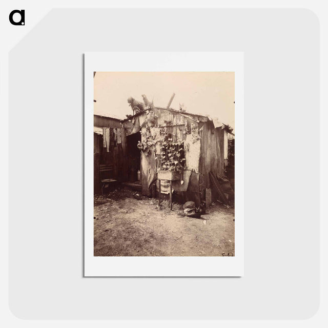 アートポストカード-Villa d'un Chiffonnier
 - ウジェーヌ アジェ Postcard.