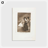 アートポストカード-Two of a Kind - フランシスコ デ ゴヤ Postcard.