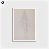 アートポストカード-Human Figure, Posterior View
 - ジョージ スタッブス Postcard.