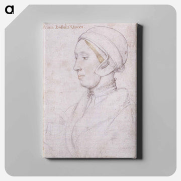 Portrait of a Woman - ハンス ホルバイン Canvas.