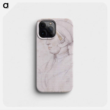 Portrait of a Woman - ハンス ホルバイン Phone Case.