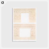 アートポストカード-Gynaeceum of Ramses III Decorations
 - エジプト美術史 Postcard.