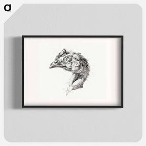 アートポスター-Head of a dead chicken - ジャン ベルナール Poster.