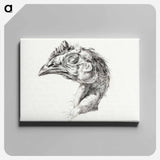 アートパネル-Head of a dead chicken - ジャン ベルナール Canvas.