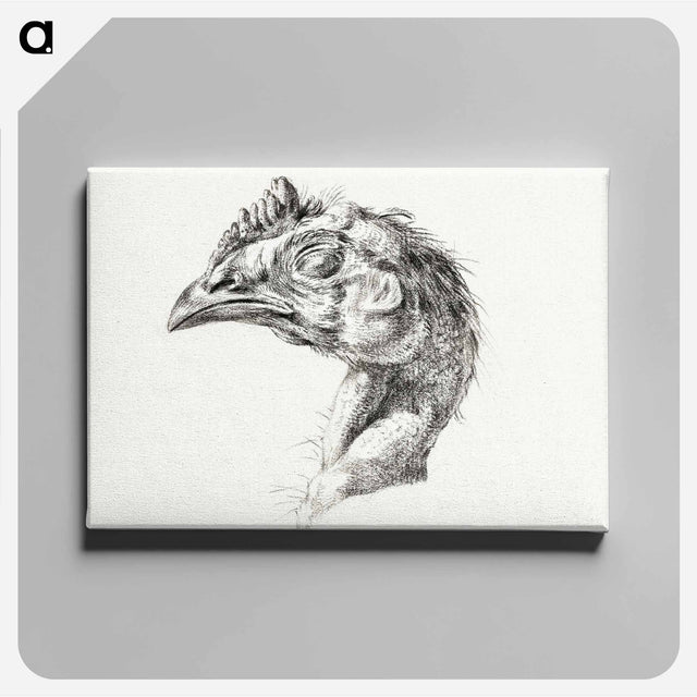 アートパネル-Head of a dead chicken - ジャン ベルナール Canvas.