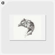 アートポストカード-Head of a dead chicken - ジャン ベルナール Postcard.