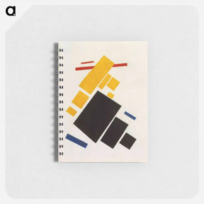 アートメモ帳-Suprematist Composition: Aeroplane Flying - カジミール マレーヴィチ Memo.
