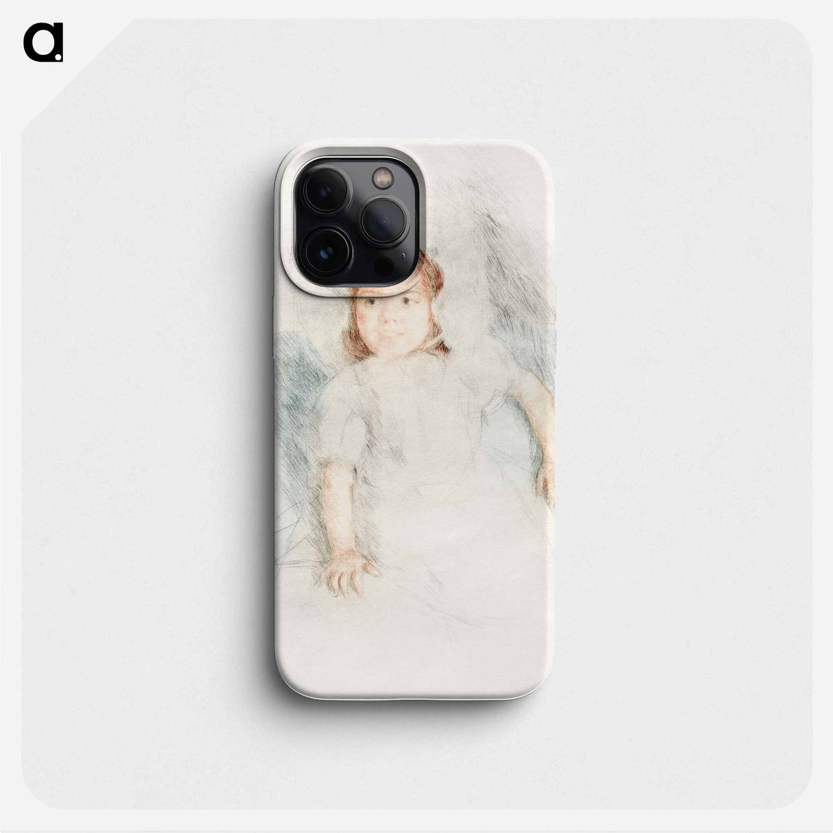 Jeannette Wearing a Bonnet - メアリー カサット Phone Case.