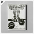 アートパネル-Will You Be A Free Man Or Chained
 - 国立医学図書館 Canvas.