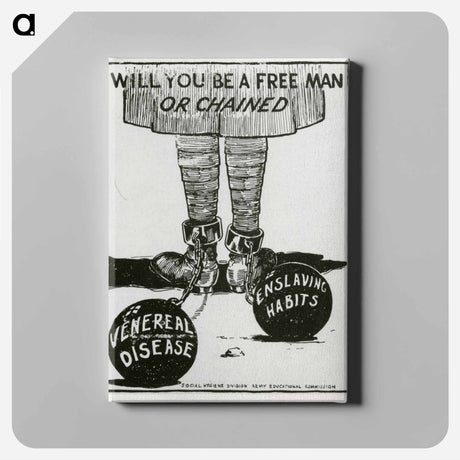 アートパネル-Will You Be A Free Man Or Chained
 - 国立医学図書館 Canvas.