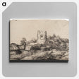 アートパネル-Landscape with a Square Tower - レンブラント ファン レイン Canvas.