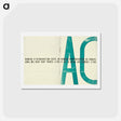 アートポストカード-Cover of the launch issue of Art Concret - テオ ファン ドゥースブルフ Postcard.