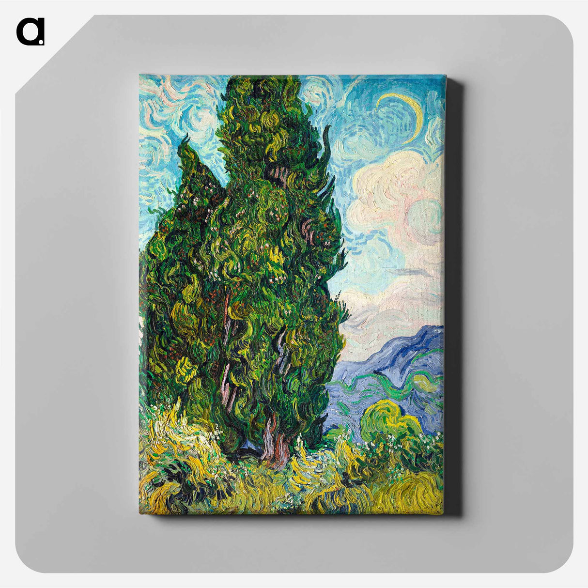 Cypresses - Vincent van Gogh Canvas.