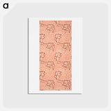 アートポストカード-Apple pattern - ウィリアム モリス Postcard.