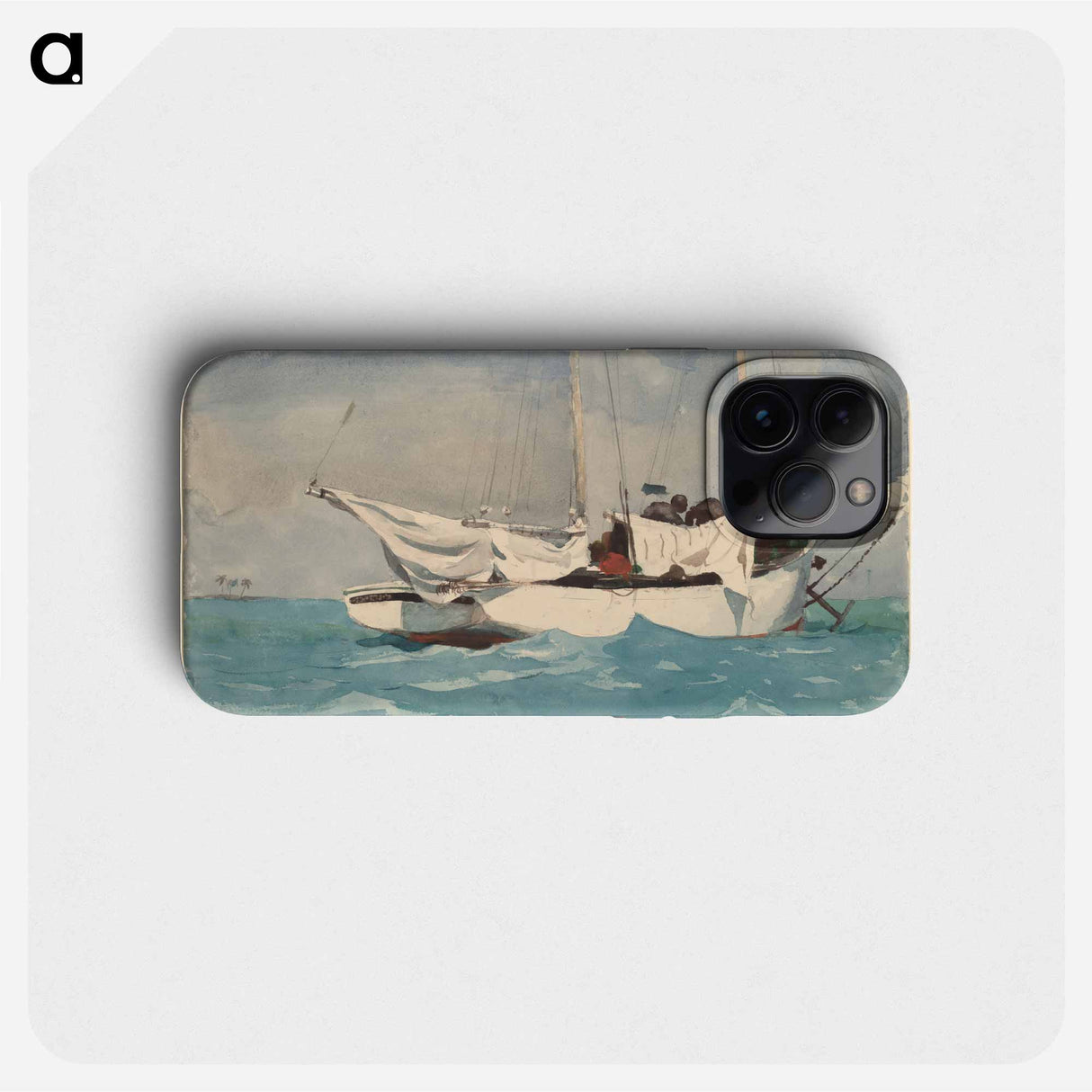 Key West, Hauling Anchor - Winslow Homer Phone Case.