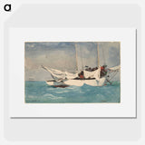 Key West, Hauling Anchor - Winslow Homer Poster.