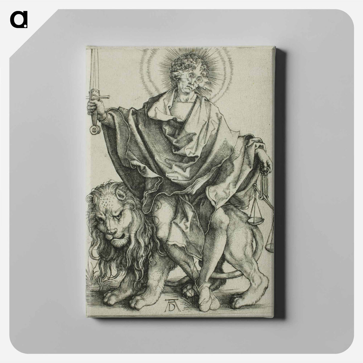 Sol Justitiae (The Judge) - アルブレヒト デューラー Canvas.