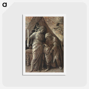 アートポストカード-Judith and Holofernes - アンドレア マンテーニャ Postcard.