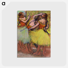 アートポストカード-Three Dancers with Hair in Braids
 - バーンズ・コレクション Postcard.