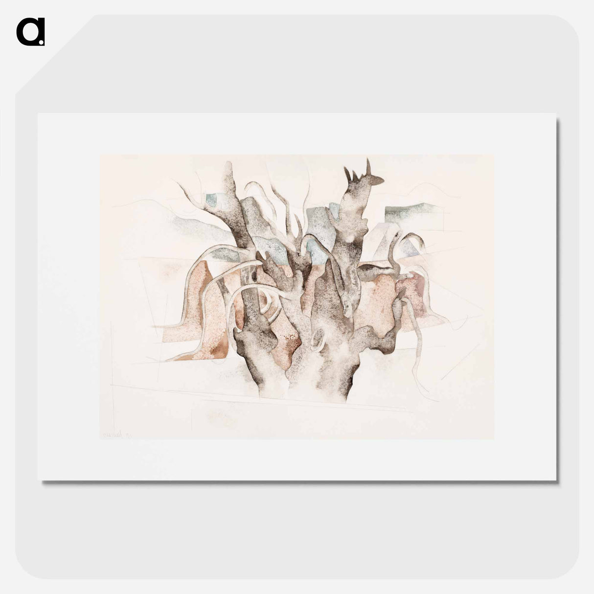Bermuda: Tree - Charles Demuth Poster.