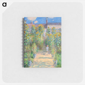 アートメモ帳-The Artist's Garden at Vétheuil - クロード モネ Memo.