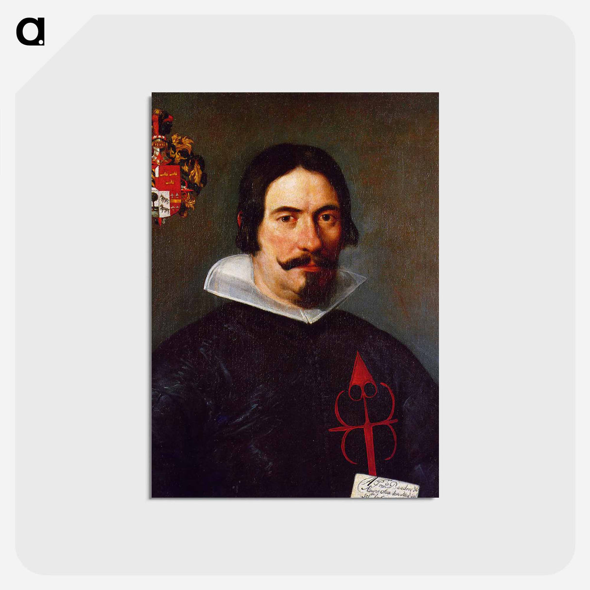 Francisco Bandres de Abarca - ディエゴ ベラスケス Postcard.