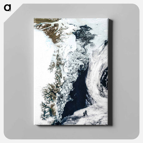 アートパネル-Arctic Waters and Northern Lands
 - 上空からの地球 Canvas.