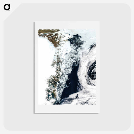 アートポストカード-Arctic Waters and Northern Lands
 - 上空からの地球 Postcard.