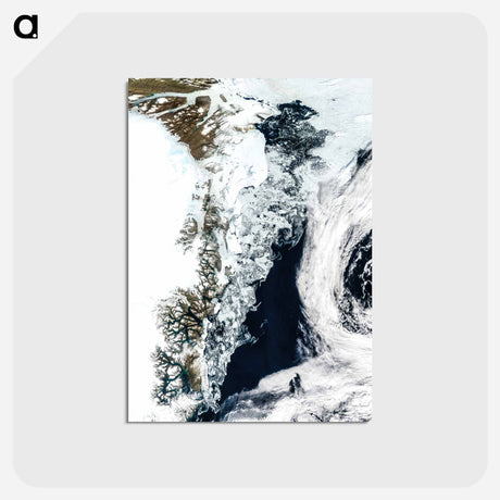 アートポストカード-Arctic Waters and Northern Lands
 - 上空からの地球 Postcard.