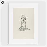 Omega and the Flower - Edvard Munch Poster.
